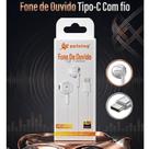 Fone de Ouvido Tipo-C Intra Auricular PEI-EP110 Fone de Ouvido Tipo-C Intra Auricular PEI-EP110