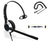 Fone de ouvido TruVoice HD-500 Deluxe para escritório/call center com microfone