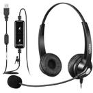 Fone de ouvido USB Callez com microfone para PC Ultra Comfort