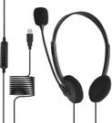 Fone de ouvido USB com microfone com cancelamento de ruído