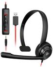 Fone de ouvido USB NUBWO HW02 com cancelamento de ruído de microfone