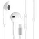 Fone de Ouvido USB Tipo C com Fio e Microfone Integrado Som de Alta Qualidade e Controle de Volume