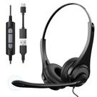 Fone de ouvido USB Voistek com microfone para laptop/PC com fio