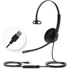 Fone de ouvido USB Yealink UH34 com microfone com cancelamento de ruído