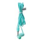 Fone de Ouvido Verde Confortável com Fio Estojo Conector P2