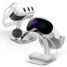 Fone de ouvido VR Display Dock Station Spigen Stand para Apple Vision Pro e Meta Quest 3/Meta Quest 3S - prata