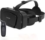 Fone de ouvido VR Shinecon G10 com controlador Bluetooth preto