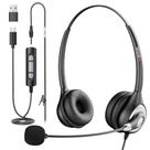 Fone de ouvido Wantek USB-C Over-Ear com microfone para PC