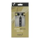 Fone de ouvido wireless earphone azul tmv