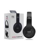 Fone de Ouvido Wireless Headphones P47 Bluetooth Micro SD Aux FM Preto