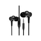 Fone de Ouvido Xiaomi Mi In Ear Headphones Basic Preto, Driver Dinâmico, Microfone Integrado, Cabo Resistente, Conector P2, Som Potente e Graves Inten