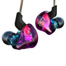 Fone de ouvido YINYOO Easy KZ ZST híbrido colorido 1BA+1DD HiFi