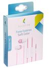Fone estereo soft color - rosa - CELLUTION