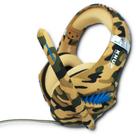 Fone Gamer de Ouvido Headphone Headset Adaptador e Microfone