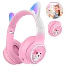 Fone Gato Rosa Bluetooth Presente Infantil Entrega Rapida Fone Gato Rosa Bluetooth Presente Infantil Entrega Rapida