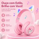 Fone Gato Rosa Bluetooth Presente Meninas Entrega Rapida Fone Gato Rosa Bluetooth Presente Meninas Entrega Rapida