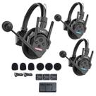 Fone Headset 3 Intercomunicador Sem fio Synco XTALK XPRO 3 Fones 500m