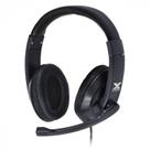Fone headset gamer vx gaming v blade ii p2 estereo com microfone retratil e ajuste de haste - preto