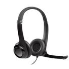 Fone headset logitech h390 usb preto 981-000014