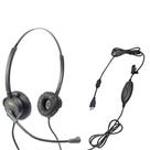 Fone Headset USB DH-60D Zox Duplo Auricular