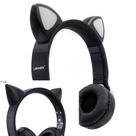 Fone lehmox LEF1062 gato fone de ouvidos - cor preto.