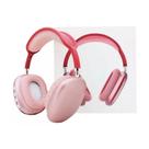 Fone ouvido bluetooth starmega st-153 headset c/microfone sem fio wireless rosa c/ vermelho