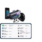 Fone Ouvido Capacete Bluetooth V10 RGB Sem Fio Prova D'água