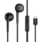 Fone Ouvido Com Fio 1Hora Aut124 Cabo 1.2M Tipo C Preto