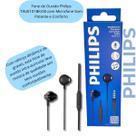 Fone Philips TAUE101BK00 com Microfone Integrado