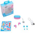 Fone sem fio fini earbuds case carregador bluetooth - letron