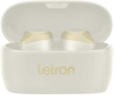 Fone sem fio neo off white estereo intra auricular bluetooth letron