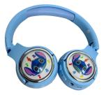 Fone Stitch Bluetooth Kids Som Potente e Design Divertido Azul!