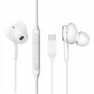 Fones aioklcy Tipo-C In-Ear com Microfone e Controle de Volume