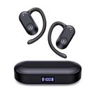 Fones de Condução Óssea CXK Open Ear Bluetooth 5.4 Preto