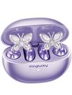 Fones de ouvido abertos Kinglucky ClipFree Butterfly Purple
