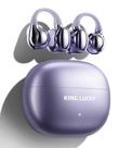 Fones de Ouvido Bluetooth 5.4 King Lucky i121 Open Ear - Com Clipe - Roxo