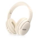 Fones de ouvido Bluetooth AMORNO Over Ear 68 horas de reprodução brancos