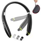 Fones de ouvido Bluetooth BEARTWO SX-990, faixa de pescoço com microfone preto