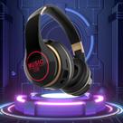 Fones de ouvido Bluetooth com cancelamento de ruído LED Over Ear Black