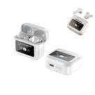 Fones de ouvido Bluetooth genéricos com estojo de carregamento inteligente com tela de toque - Fone de ouvido Bluetooth sem fio à prova d'água com tela de toque inteligente Bluetooth Sport Waterproof - Fone de ouvido Bluetooth inteligente com tela de toque (branco-X20)