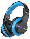 Fones de Ouvido Bluetooth iClever BTH12 Kids com LED - 85 Horas de Reprodução