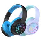 Fones de ouvido Bluetooth iClever BTH18 Kids LED Lights 43H Black
