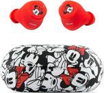 Fones de ouvido Bluetooth iJoy Disney Minnie Mouse com estojo de carregamento