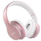 Fones de ouvido Bluetooth JOMILIN B9 Over-Ear 60H Playtime Rose Gold