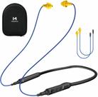 Fones de ouvido Bluetooth MIPEACE Neckband 29dB Noise Blue