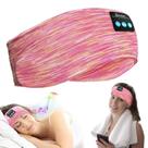 Fones de ouvido Bluetooth SANNWEEN Sleep Headband Wireless Pink