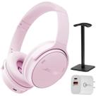 Fones de ouvido Bluetooth sem fio Bose QuietComfort rosa