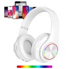 Fones de ouvido Bluetooth sem fio LFGKeng B39 com luzes LED brancas