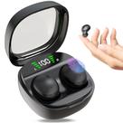 Fones de ouvido Bluetooth sem fio para dormir Mini Earbuds pretos