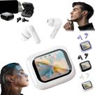 Fones de ouvido Bluetooth Smart Touch Screen 5.4 à prova d'água, pretos